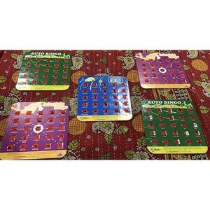 Regal Games Travel Bingo Set of 5 Cards Road Trip Fun. 2014-2015